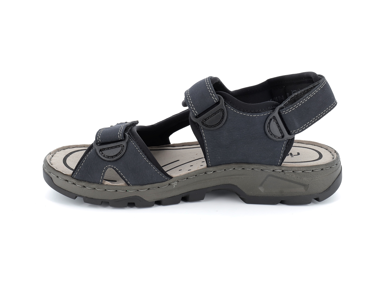Rieker-26164 Synthétique Multi Bleu