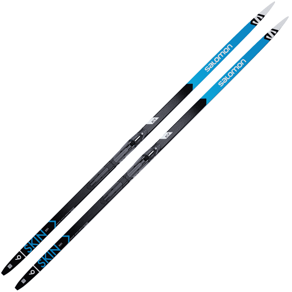 Pack ski de fond SALOMON RC9 ESKIN MED + PROLINK SHIFT-IN CLASSIC BLACK/BLUE/WHITE