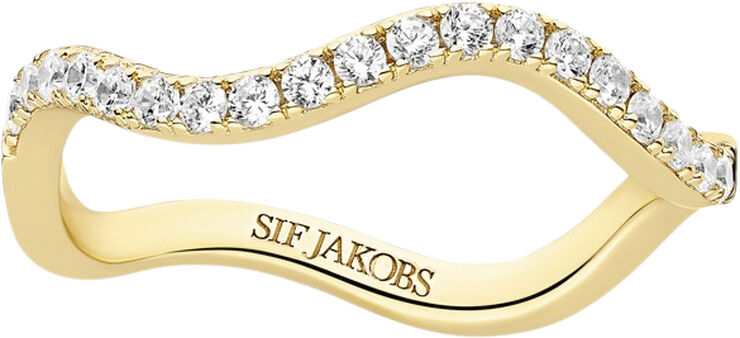 Sif Jakobs Jewellery ELLERA WAVES RING 18 kt. forgyldt