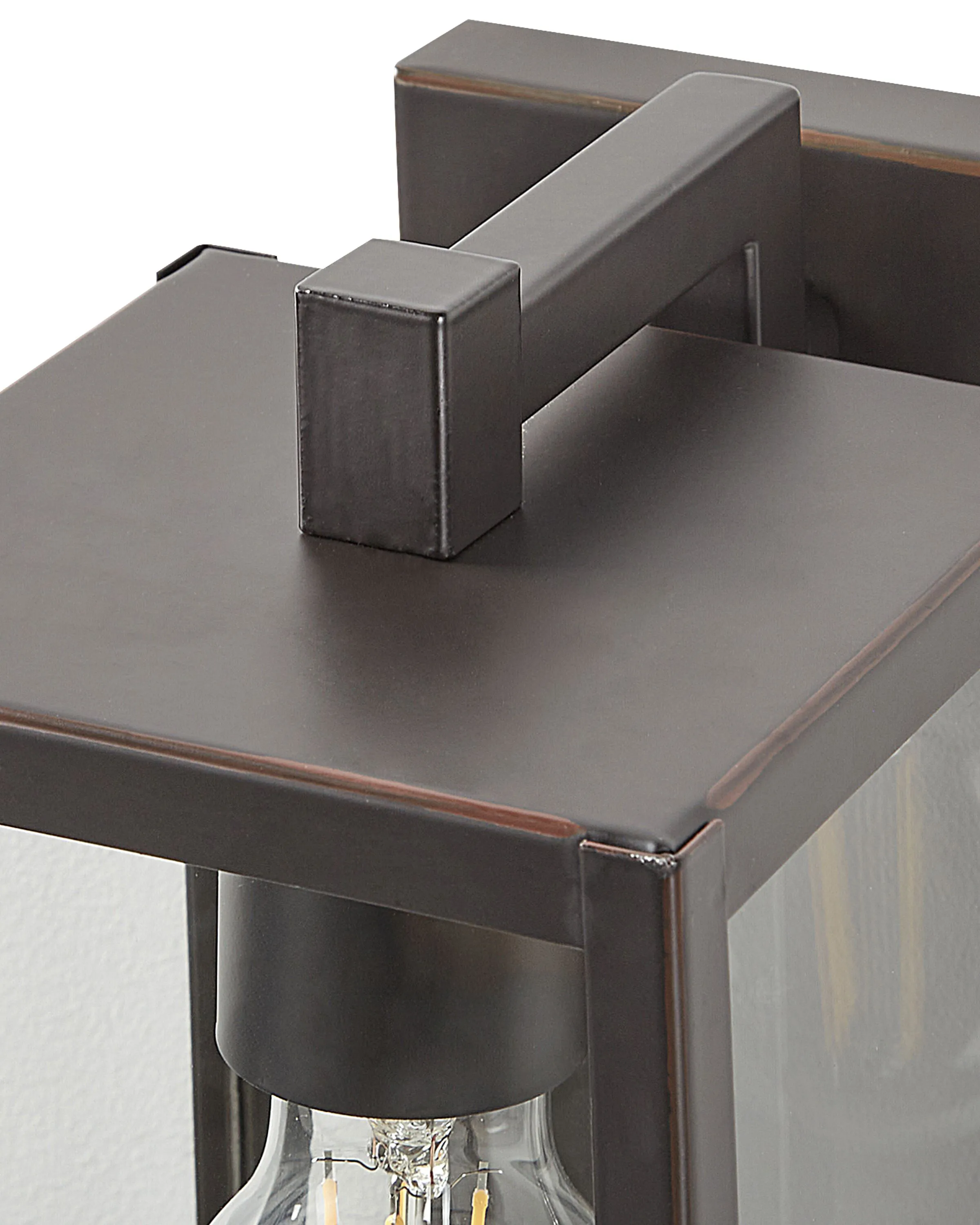 Buiten wandlamp MEGGET met bewegingssensor Zwart