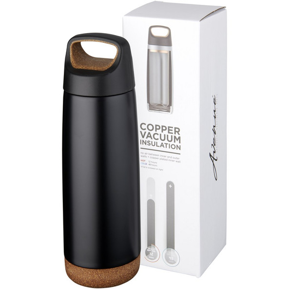 EgotierPro 100565 - Bouteille Isotherme Cuivre 600ml Valhalla