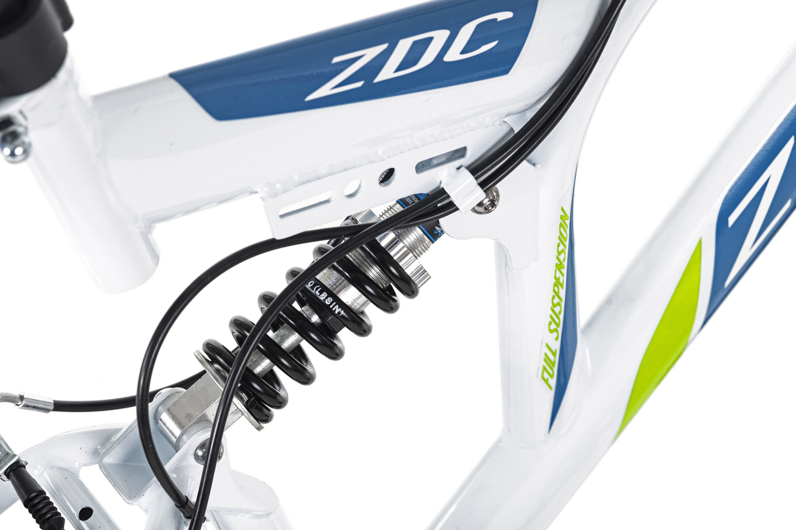 KS Cycling Mountainbike FULLY 26 ZODIAC - weiß-grün - 48 cm Rahmenhöhe