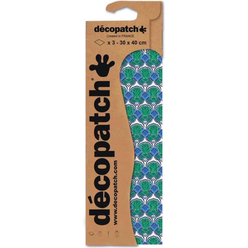 Pochette 3 Feuilles Identiques Ref 769 - Vert