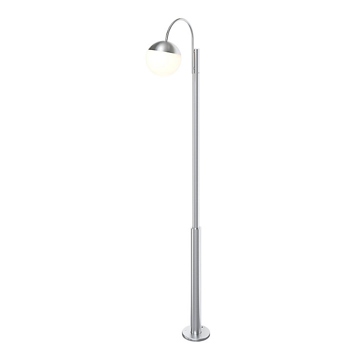 Lampadaire Jarrow E27 25W IP44 GoodHome chrome