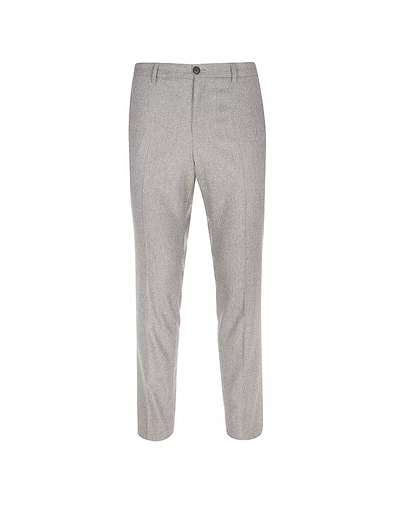 BOSS Flanellhose  hellbraun