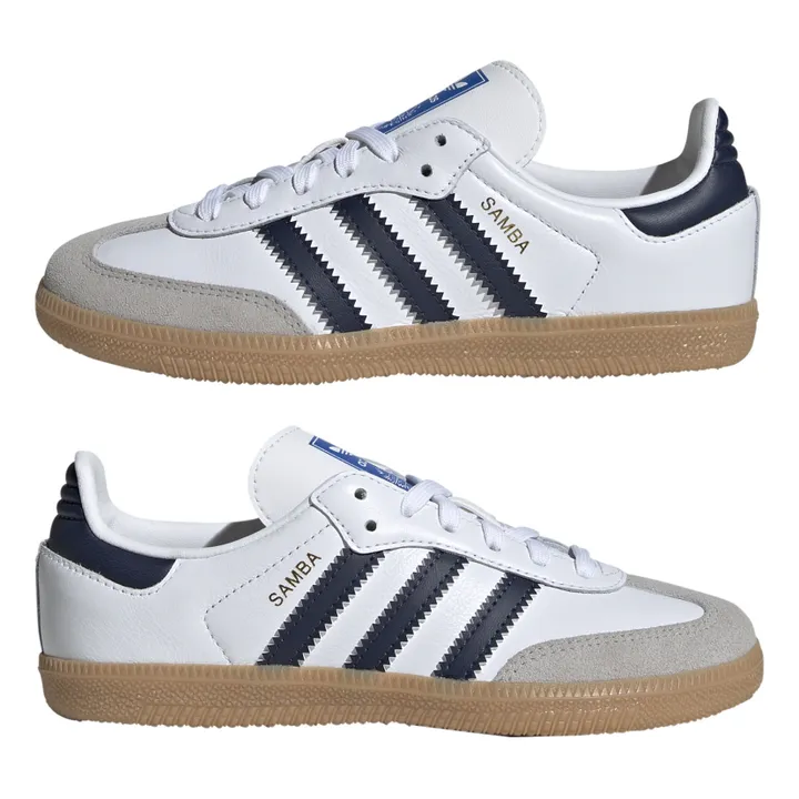 Adidas Baskets Samba Lacets Semelle Gomme | Bleu marine