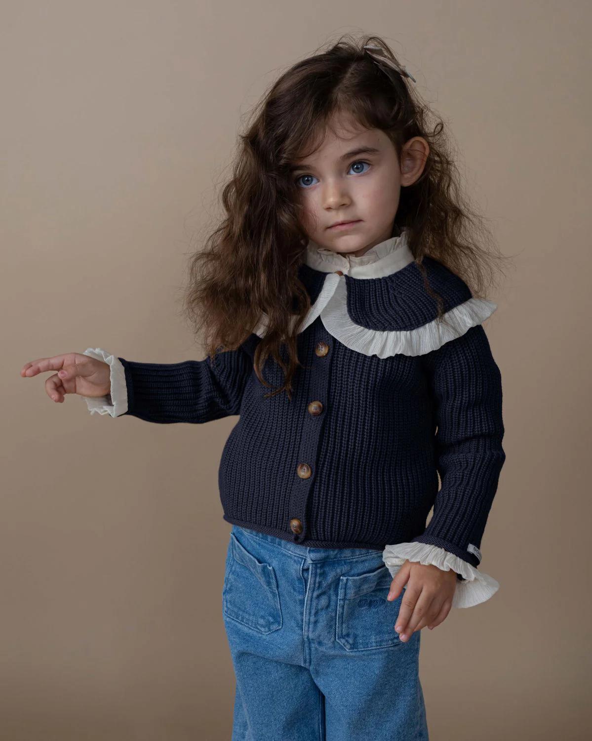 Zoila Cardigan | Blue Marine