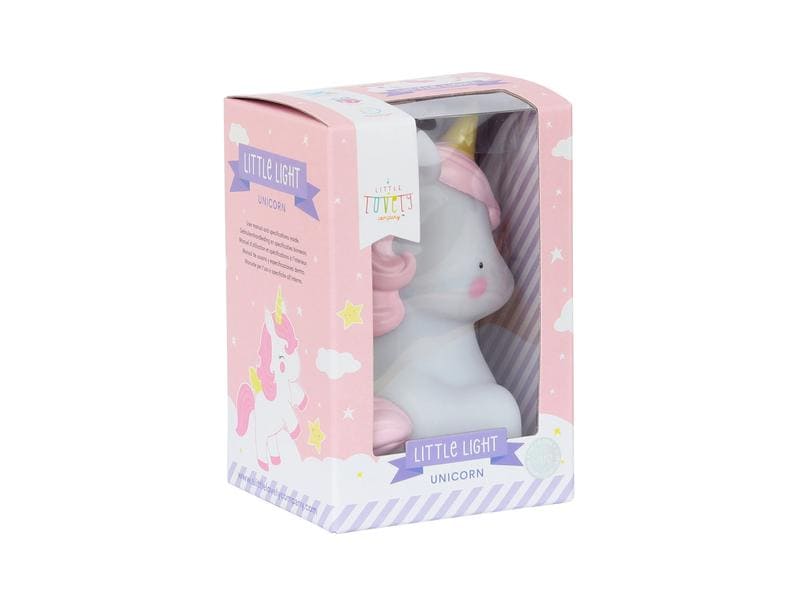 A Little Lovely Company Nachtlicht Einhorn Umweltfreundliches Nachtlicht mit sanftem Licht