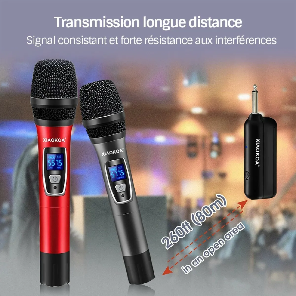 XIAOKOA Microphones UHF