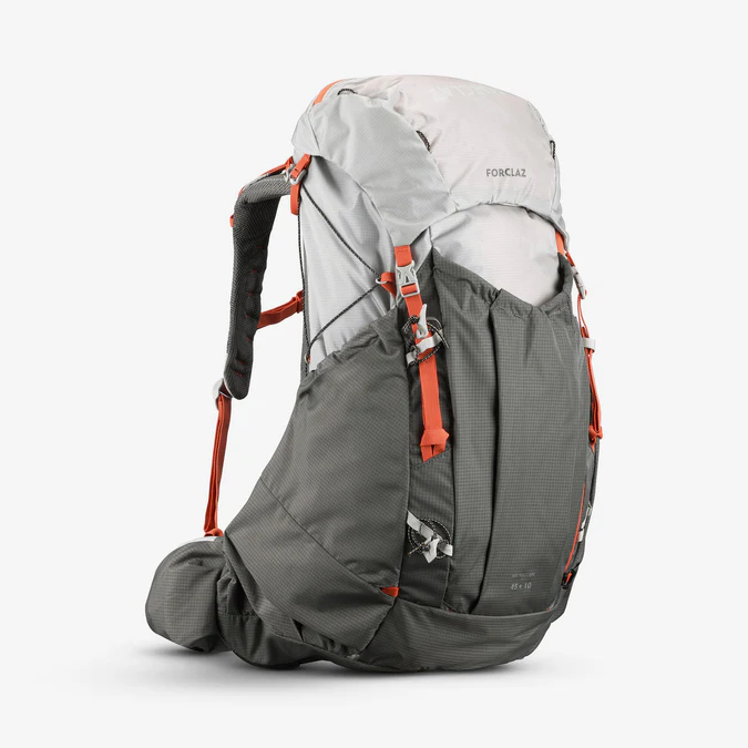 Decathlon Forclaz - Mochila Ultraleve Feminina Forclaz para Trekking 45+10 L - MT900 UL