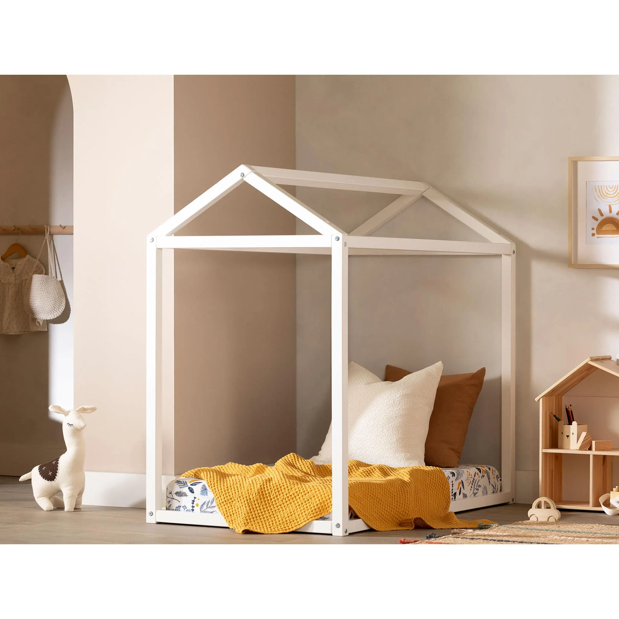 South Shore Lit Maison Lit de Transition pour enfant - Sweedi Blanc