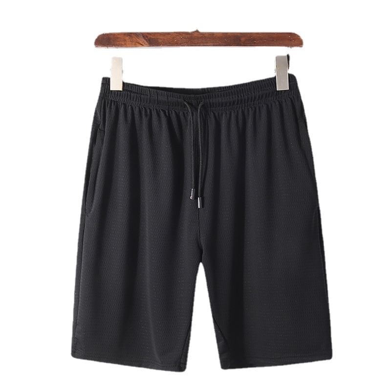 Acrius - Effen shorts met trekkoordtaille