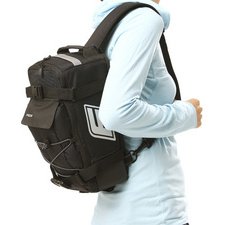 Sac pour porte-bagage de vélo 2 en 1, noir