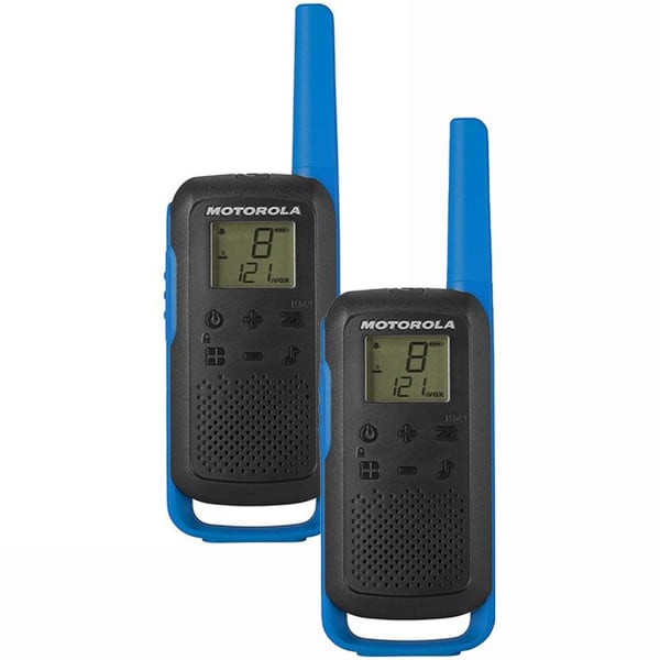 Talkie-Walkie MOTOROLA TALKABOUT T62 BLUE TWIN PACK & CHGR WE