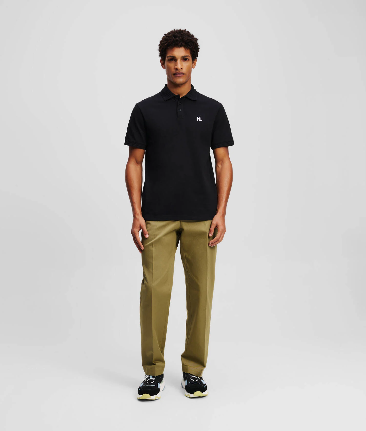 POLO KL MONOGRAM - Noir