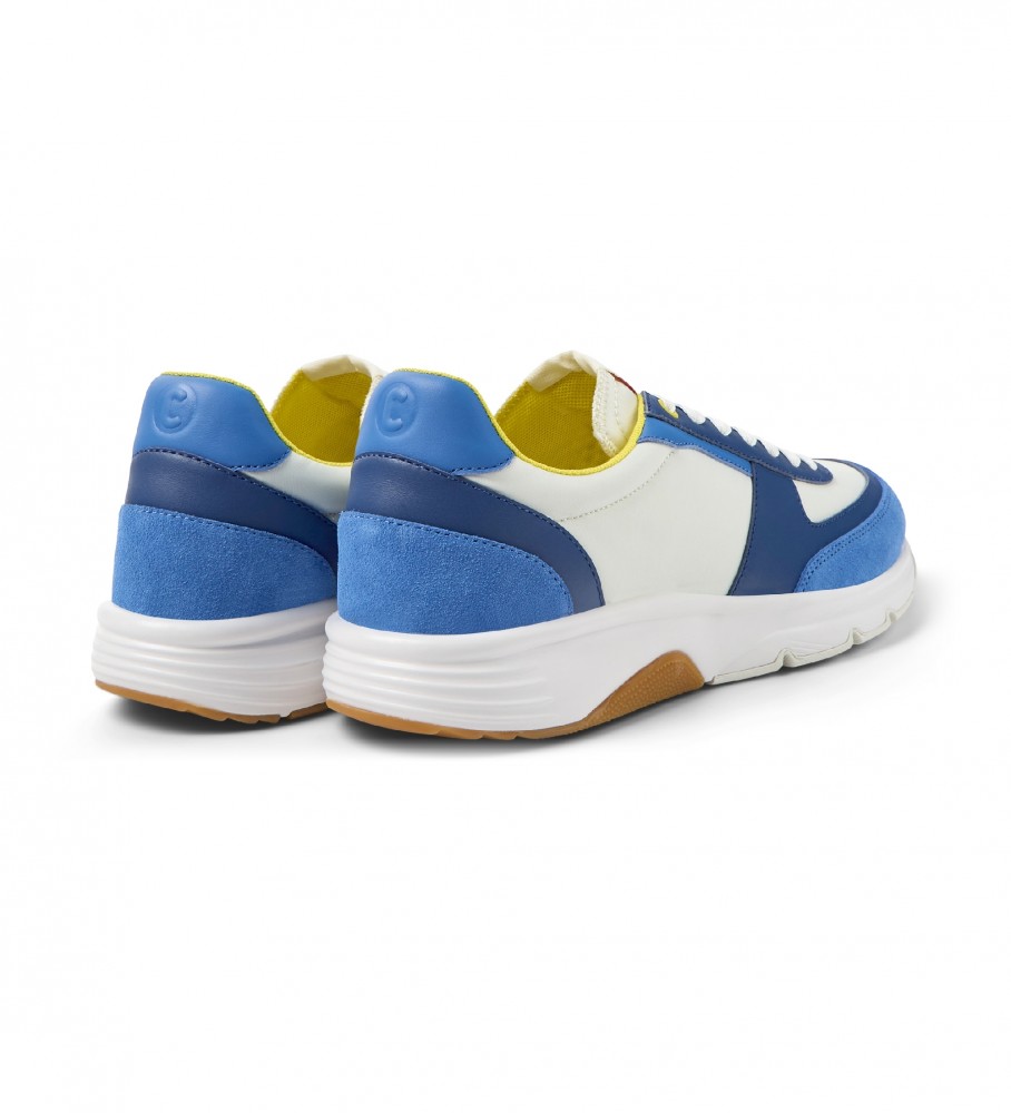 Tênis de couro azul Camper Drift