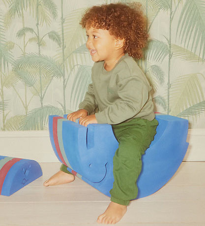 bObles Elefant - L 24 - 55 x 21 x 31 cm - Blue Fitnessstudio