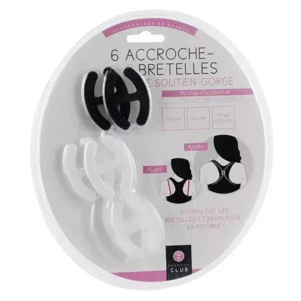 Clipes/Capas para Sutiã da Cosmetic Club (6 unidades)