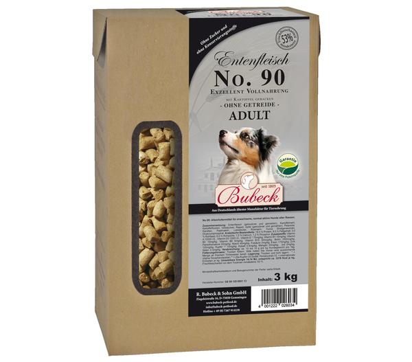 Bubeck Trockenfutter für Hunde No. 90 Adult,