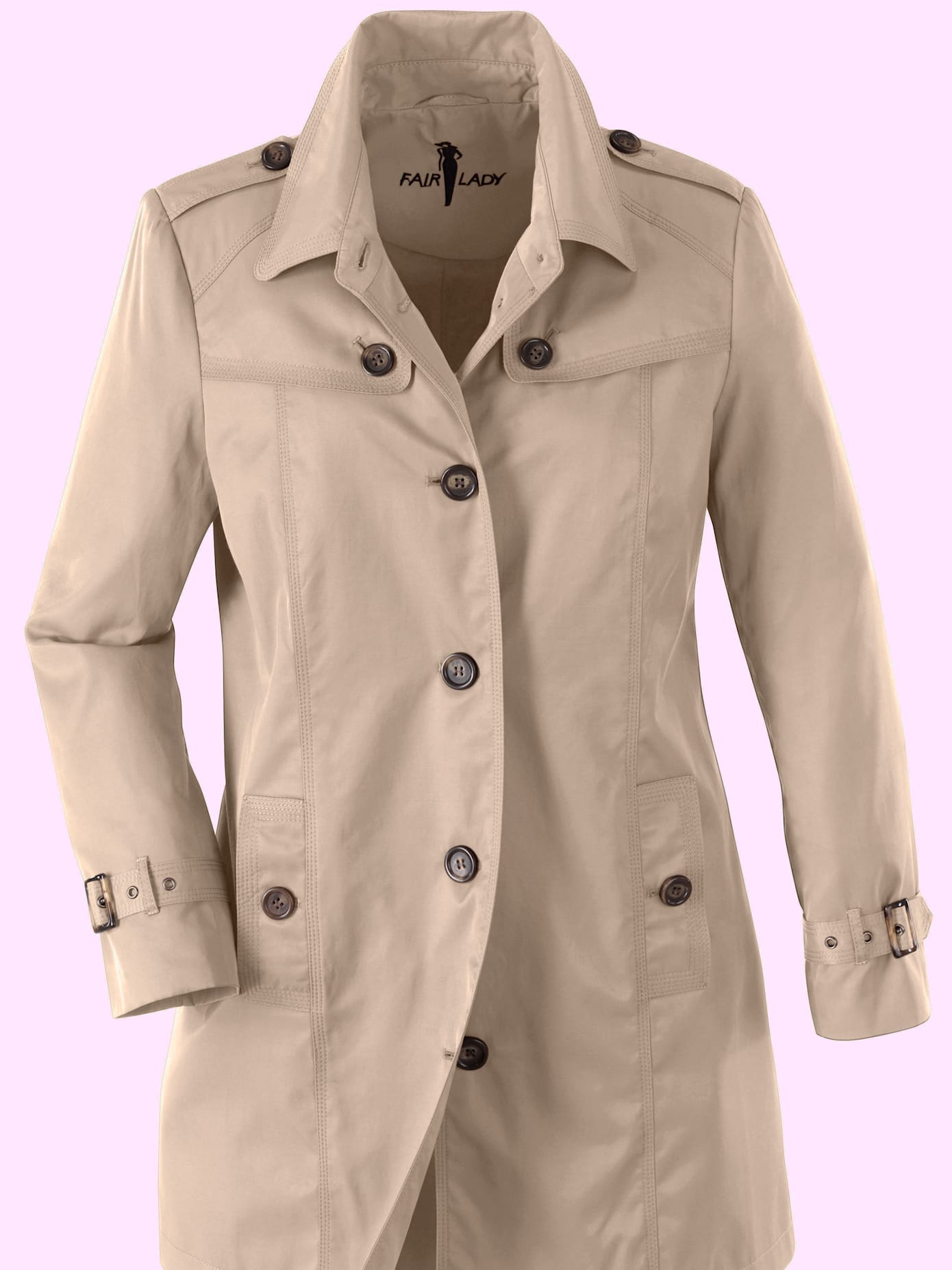 Manteau court avec coton