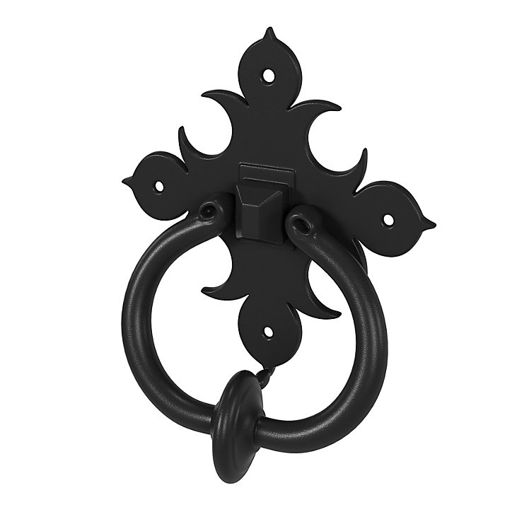 Heurtoir de porte extérieur GoodHome Kilhog noir H.170 mm x l.140 mm