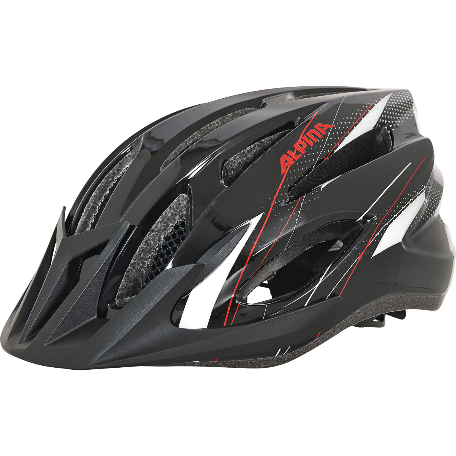 Alpina MTB 17 Velohelm 54-58, schwarz
