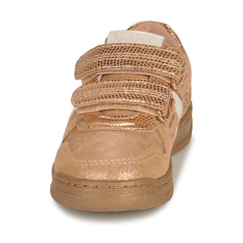 Kickers - KALIDO - Beige / Rose glitter