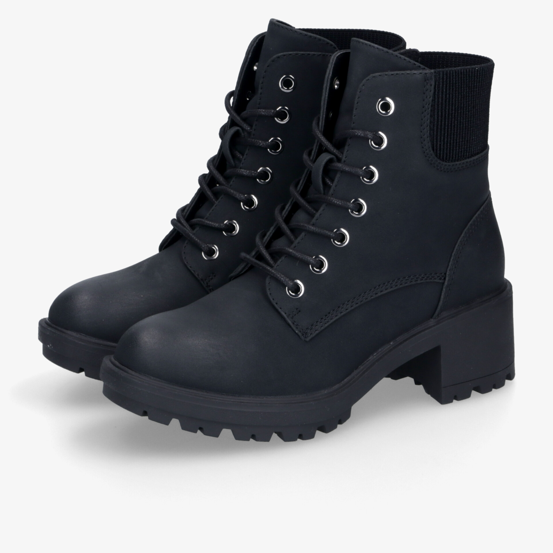 street shoes Damen Schnürstiefeletten schwarz
