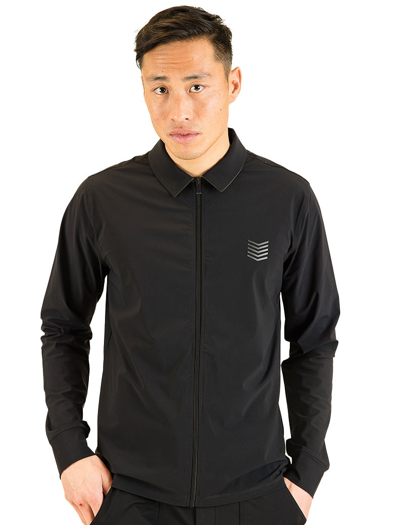 HBT ARMY | CHARLIE ZIP CHEMISE HOMME NOIR