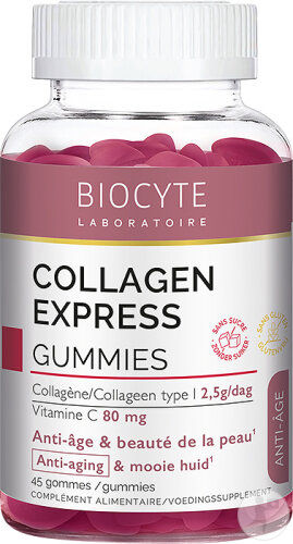 Biocyte Collagen Express Gummies Complément Alimentaire Anti-Âge Et Beauté De La Peau 45 Pièces