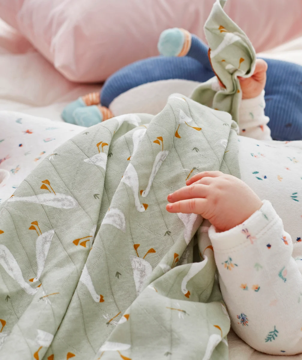 LITTLE DUTCHLANGES EN COTON LITTLE GOOSE PURE OLIVE