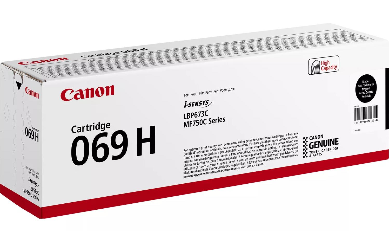 Toner 069H / 5098C002 Black<br>Druckerpatrone, Schwarz