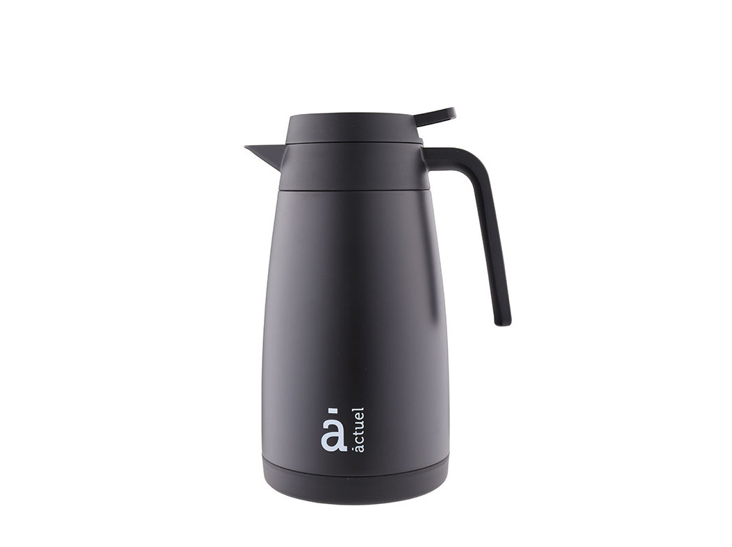 JARRO TÉRMICO ACTUEL INOX PRETO 1L