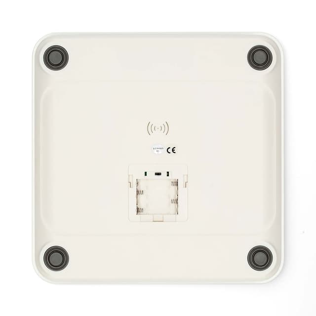 Nedis SmartLife Personvægt | Bluetooth® | Ben / BMI / BMR / Fedt / Muskler / Vand / Vægt | 12 | Maksimal belastning: 180 kg | Android™ / IOS | ABS / Glas | Hvid