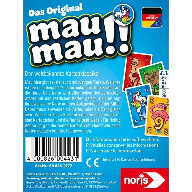 Das Original mau mau!! - Tiere