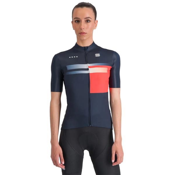 Maillot vélo SPORTFUL GRUPPETTO W JERSEY GALAXY BLUE POMPELMO