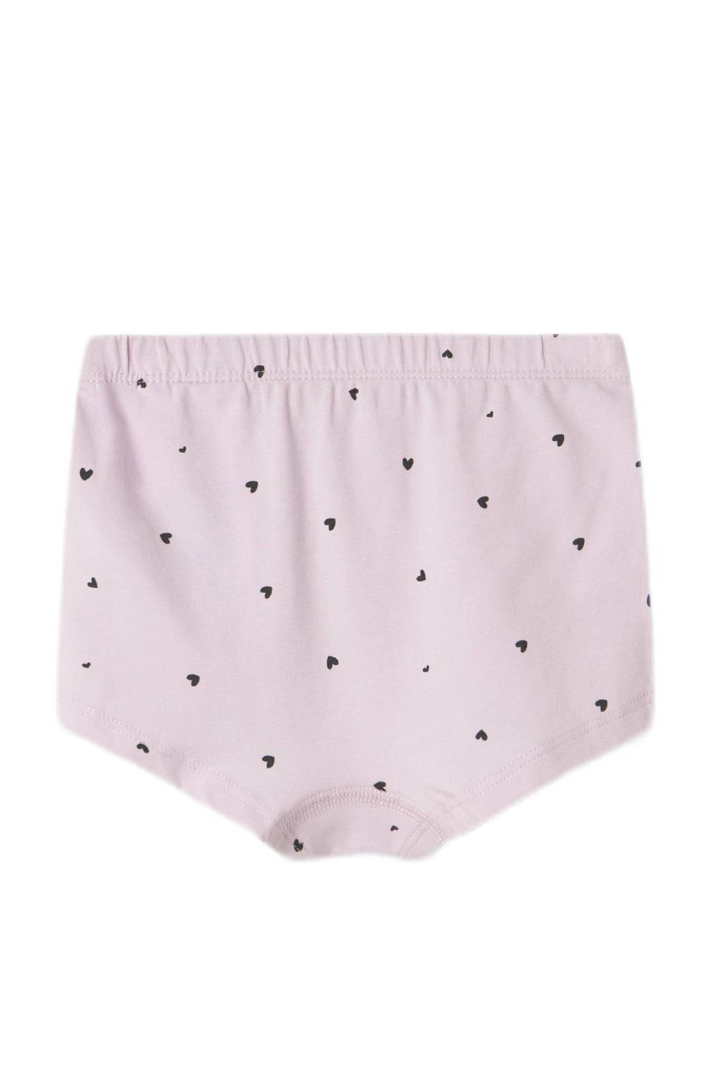 short - set van 3 roze/donkergrijs