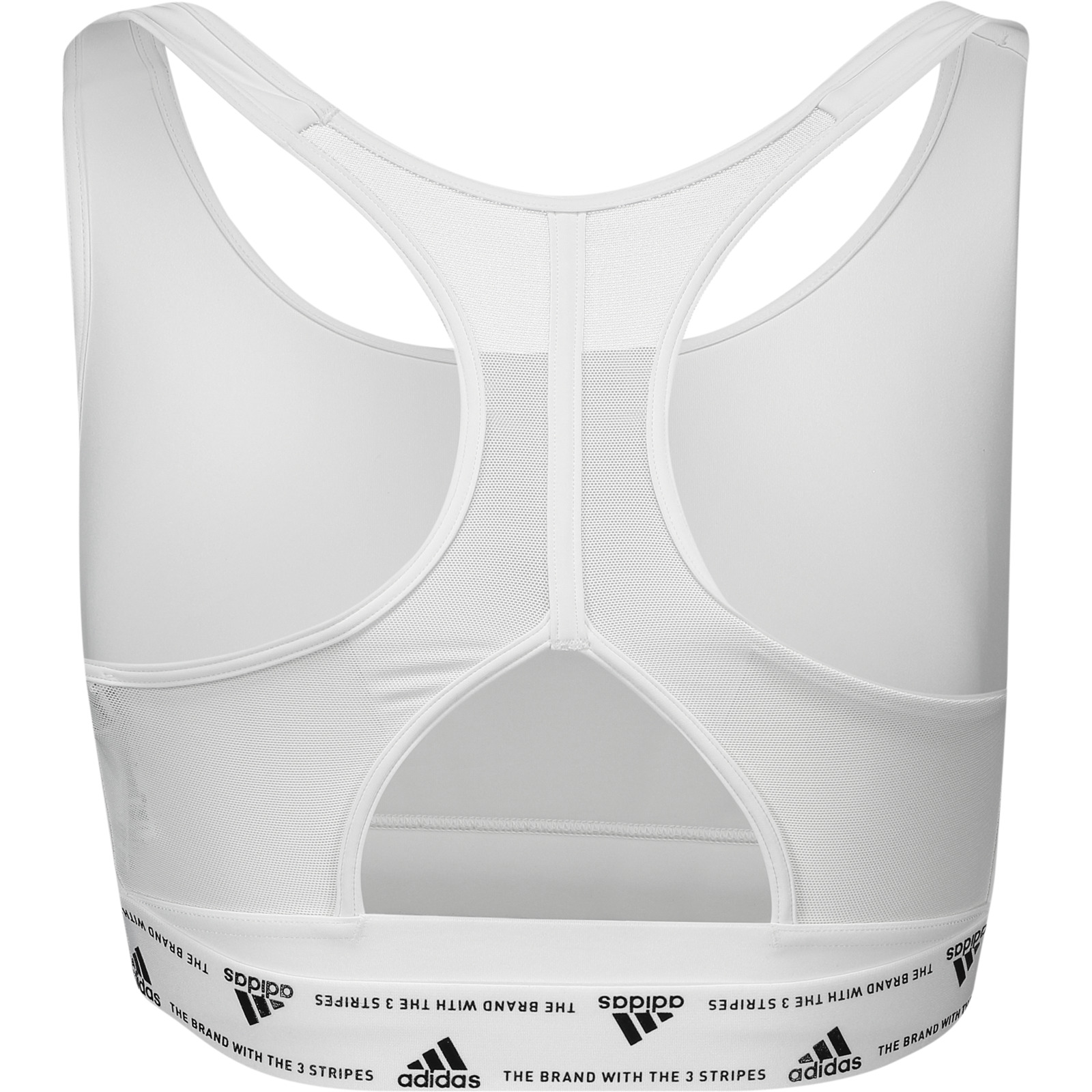 Adidas Damen-Bustier PWR MS Bra M, weiss