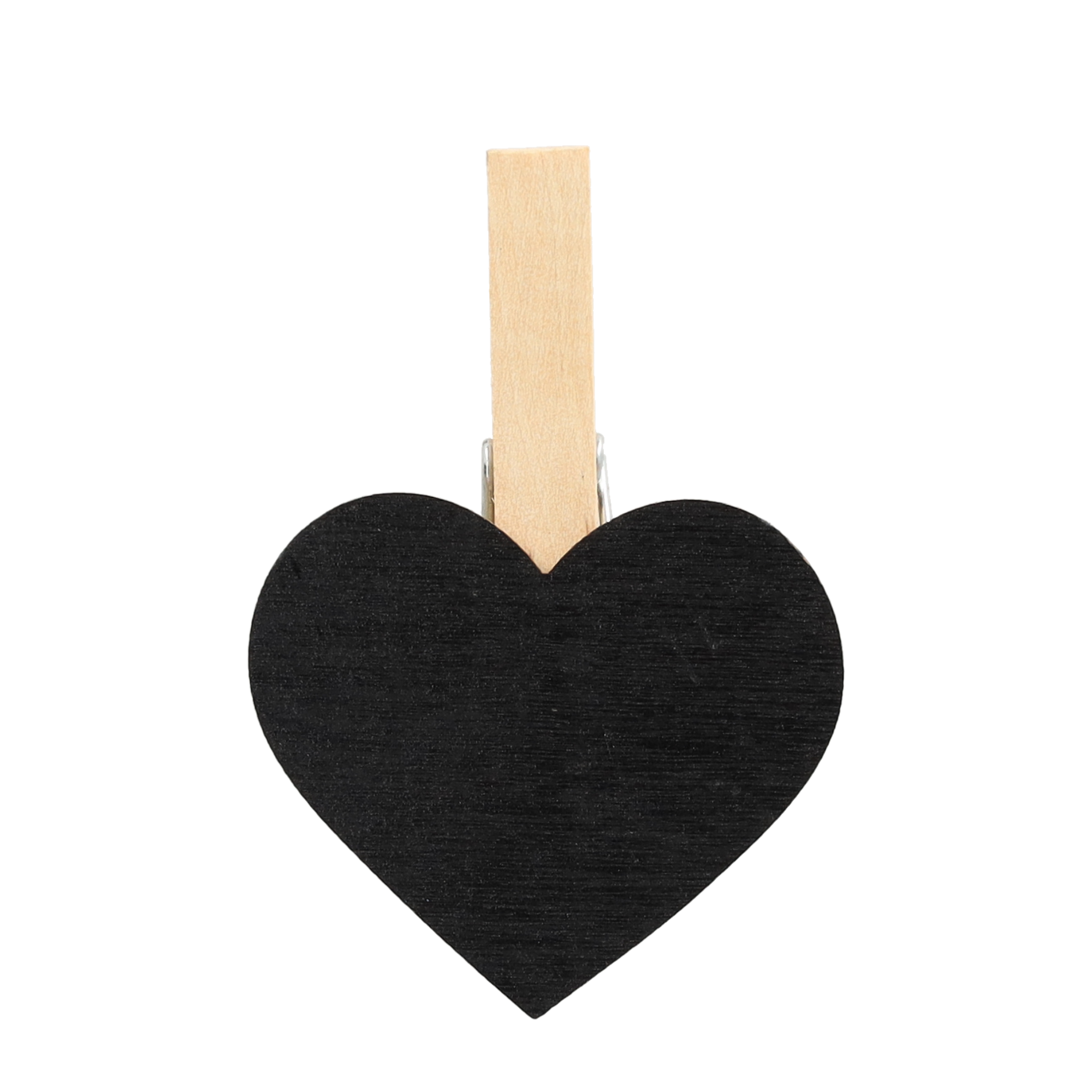 (10er Set) 6cm Holz klammern DIY Bastel Deko Wäscheklammern - Herz