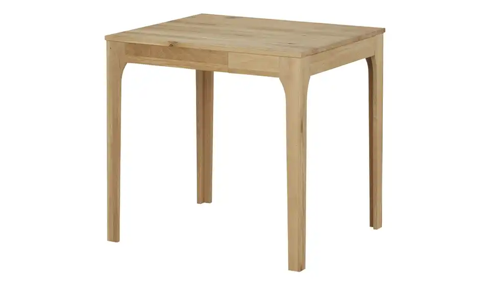 Ausziehbarer Esstisch 80 cm Wildeiche