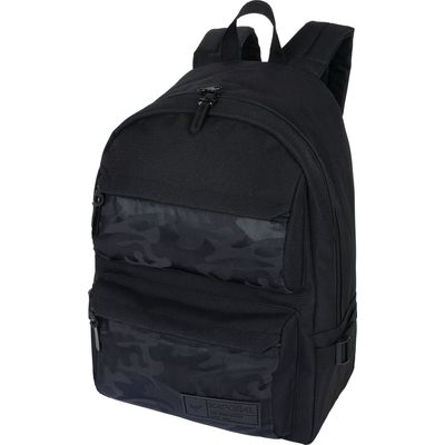 Sac à dos Kaporal Boy - 1 compartiment - noir et motif camouflage - Oberthur