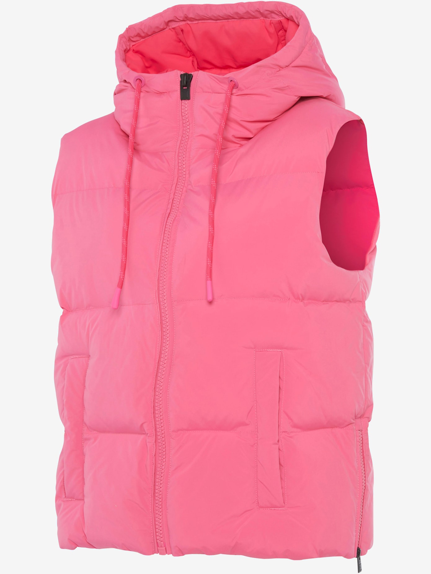 Gilet matelassé doublé avec capuche réglable