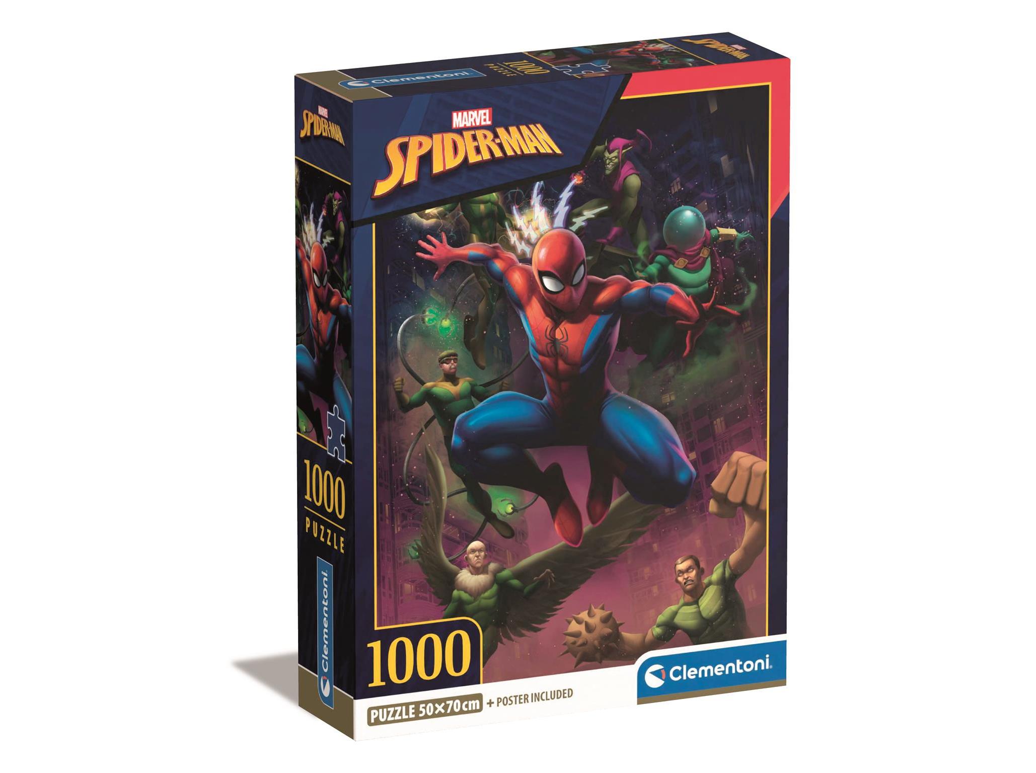 PUZZLE SPIDERMAN CLEMENTONI 1000 PEÇAS