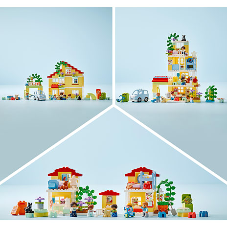 LEGO® DUPLO® By-sæt 3-i-1-familiehus 10994