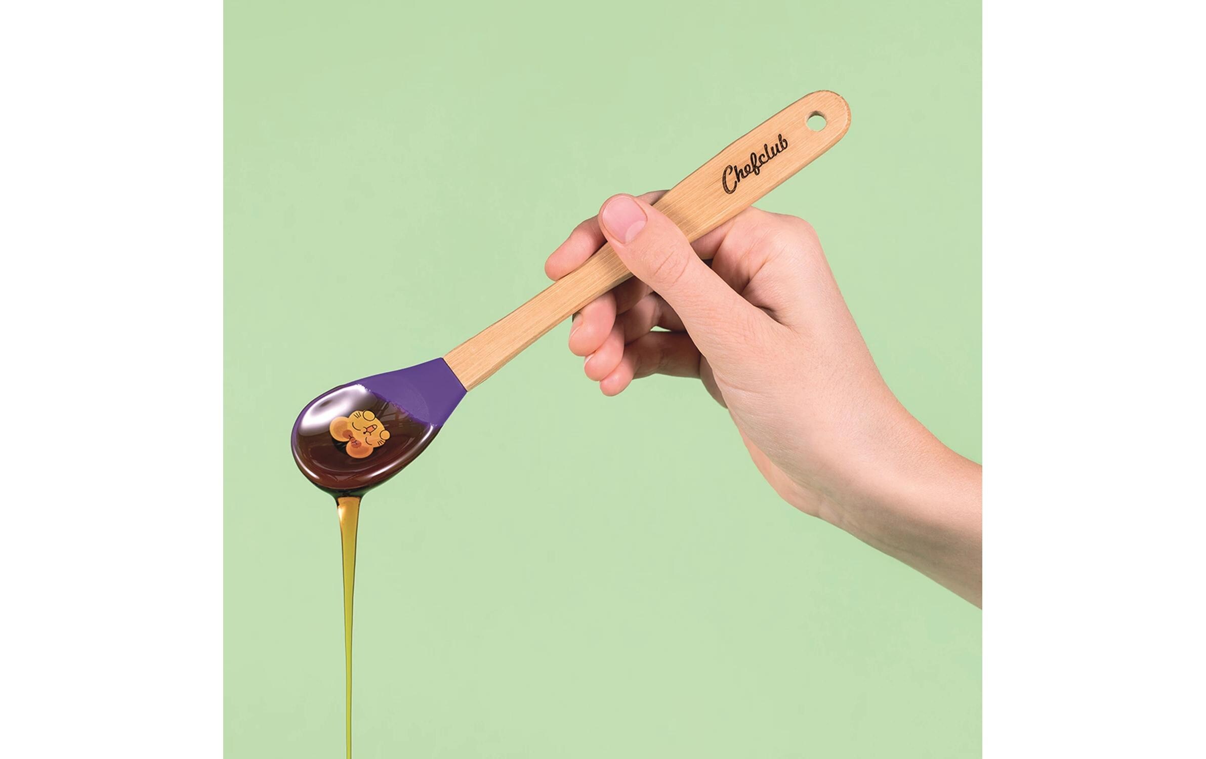 Kinderrührlöffel Mini-Utensilien 5-teilig, MehrfarbigKochlöffel-Set