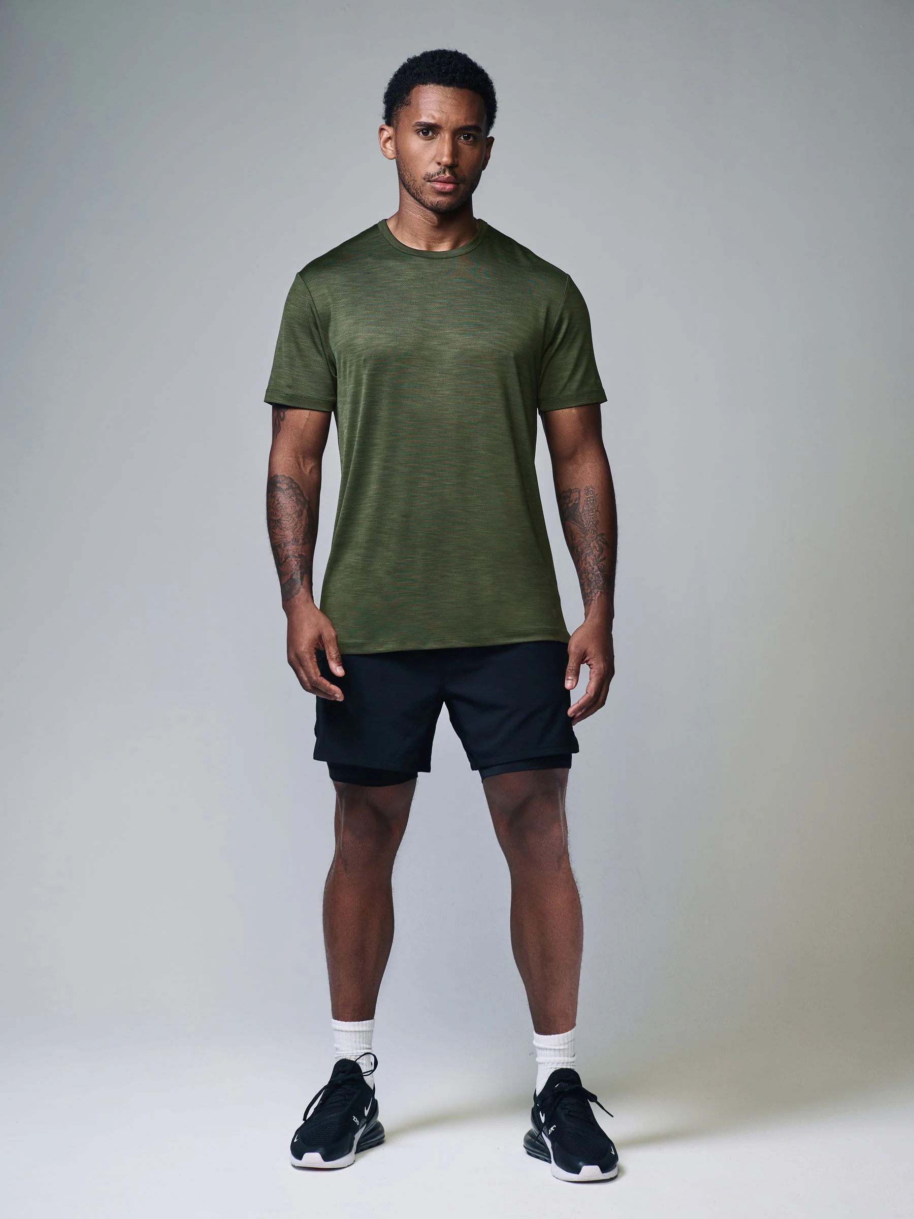 Groen - T-shirt met korte mouwen - Active Gym Trainingstop