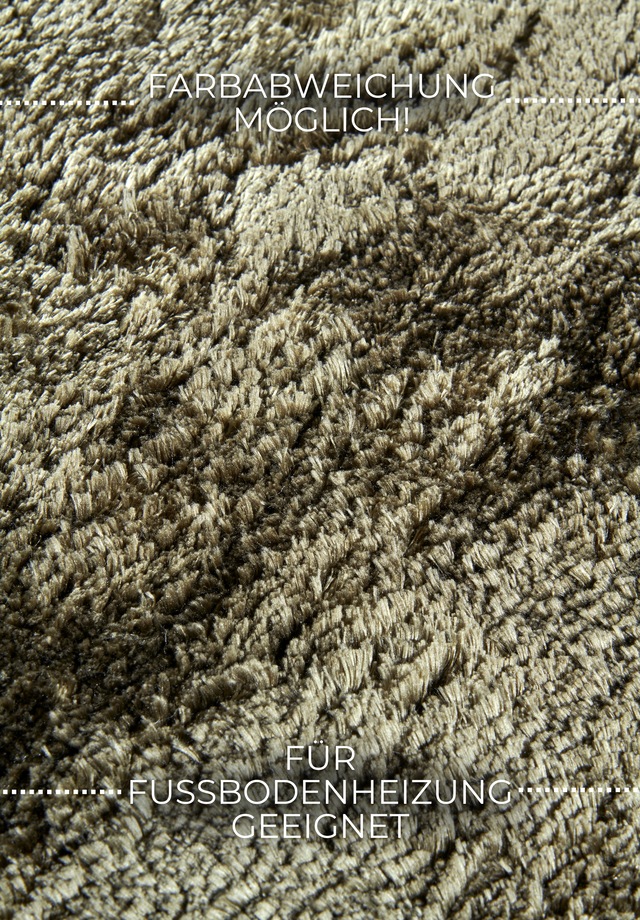 ELLE DECORATION Hochflor-Teppich »Calida« rechteckig 28 mm Höhe Langflor, Shaggy, einfarbig, flauschig, weich, glänzend, modern, uni