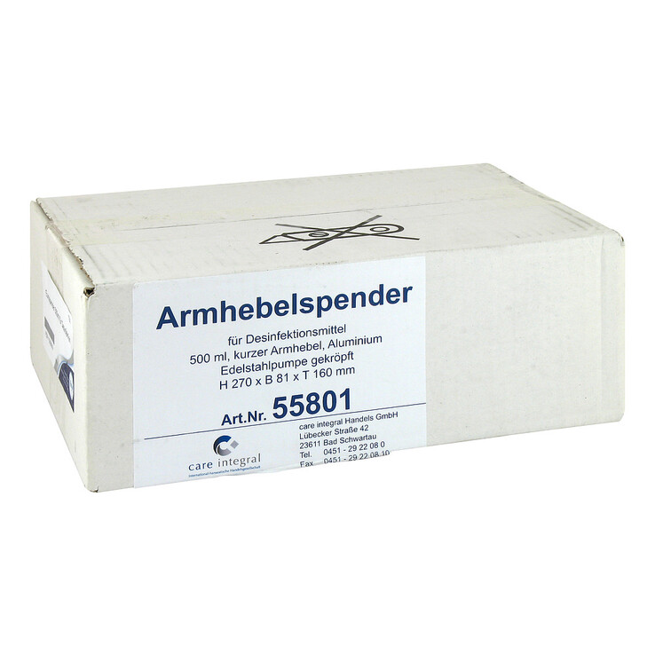 Euro Wandspender für 500 ml Fla.Desinfektion + Waschlotion , 1 St