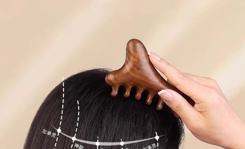 Showroom - Houten Hoofdhuid Massager