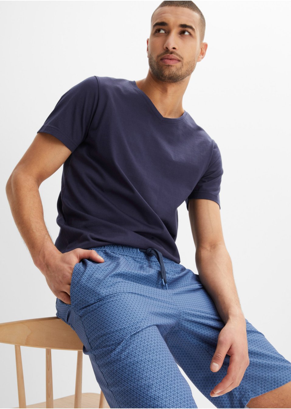 Bermuda en microfibre, Regular Fit